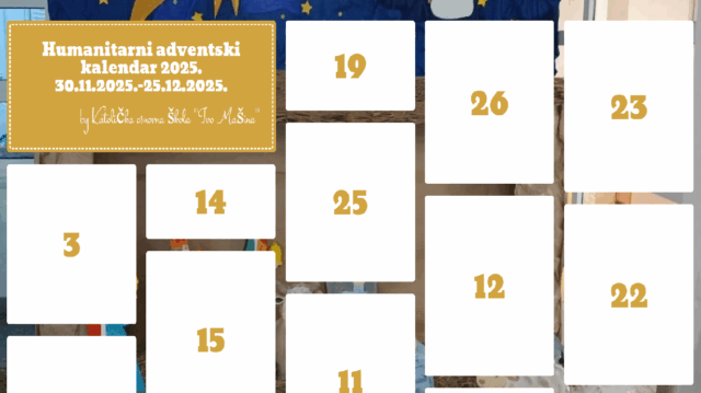 Humanitarni adventski kalendar 2025.