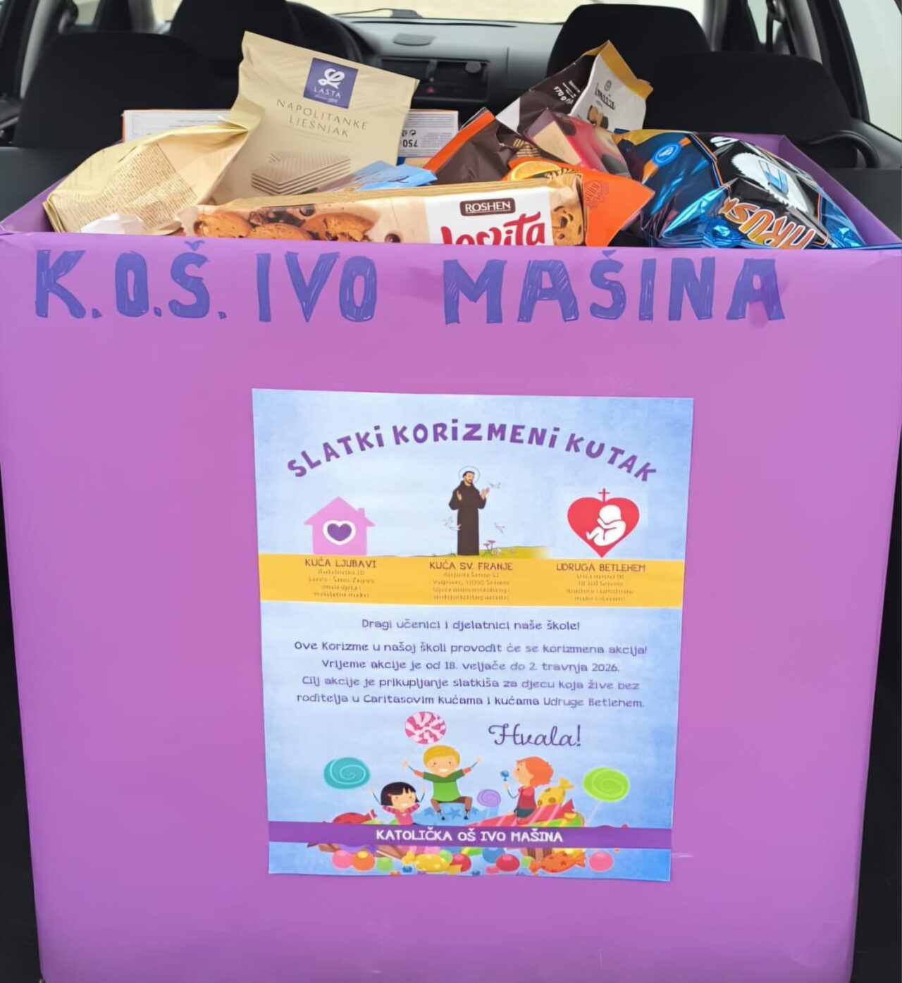 Uspješno završena korizmena akcija „Slatki korizmeni kutak“