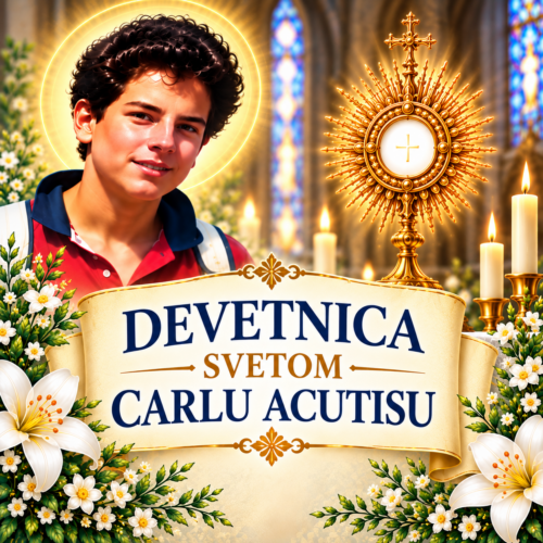 Poziv na molitvu – devetnica svetom Carlu Acutisu Poziv na molitvu – devetnica svetom Carlu Acutisu